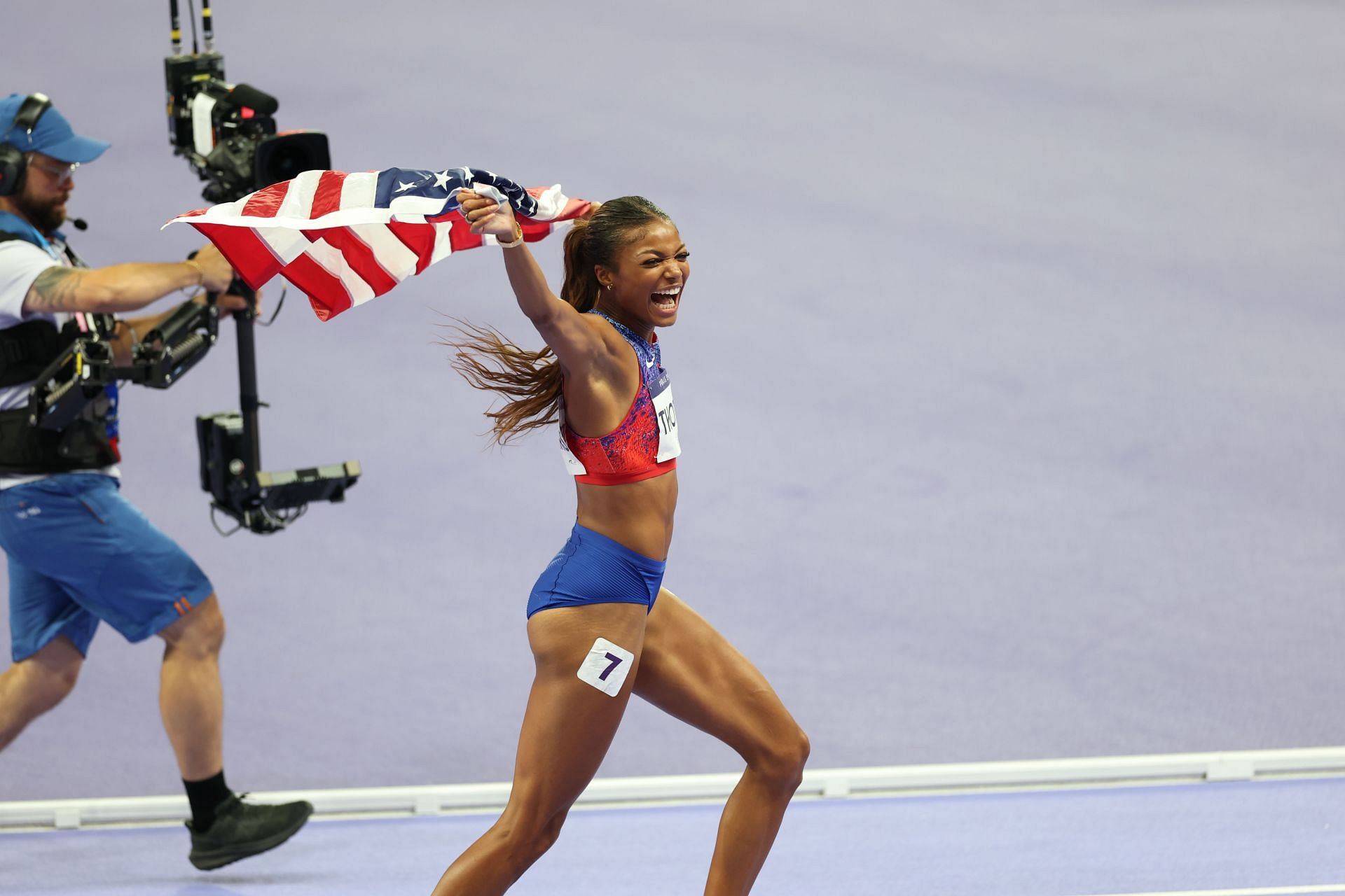 Thomas at the Paris Olympics (Image Source: Getty)